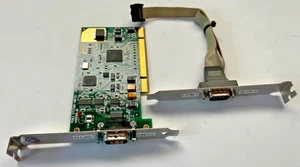 Combo Perle Systems 4405190-10 9-pin RS232 PCI Card + 9-pin COM Port for Desktop - Picture 1 of 7