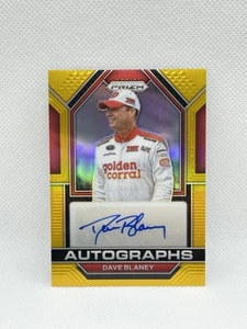 2023 Panini Prizm Racing, Dave Blaney Gold Prizm Autographs, #'D /10, NM/Mint - Bild 1 von 2