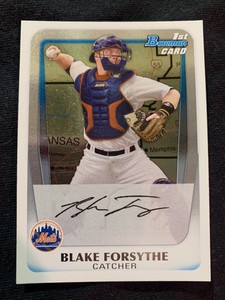 2011 Bowman Prospects Baseball International #BP81 Blake Forsythe New York Mets