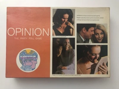 Opinion The Party Poll Game Vtg 1970 Selright #42 Rare Provocative USA NIB  - Image 1 of 4