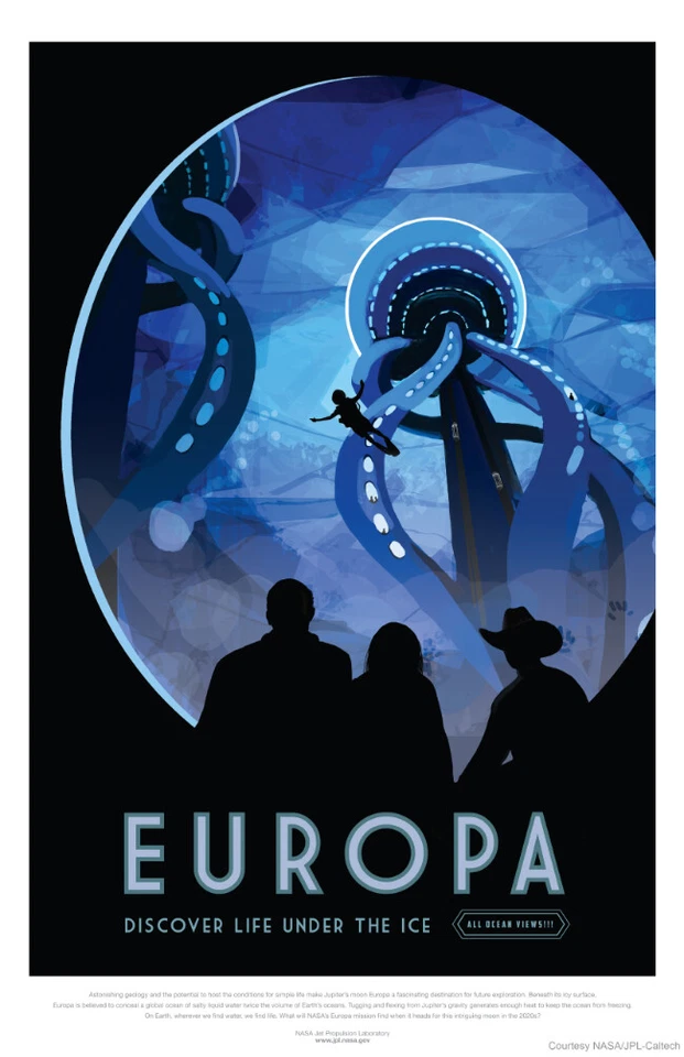 Europa Visions of the Future Poster - [11'' x 17''] - Image 1 of 1