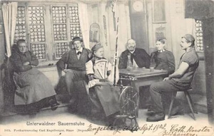 Schweiz - STANS (NW) Unterwaldner Bauernstube - Verlag C. Engelberger 1071 - Picture 1 of 2