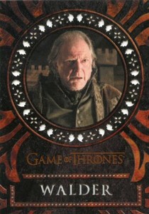 Game of Thrones Iron Anniversary S1 Laser cut card L69 David Bradley Walder Frey