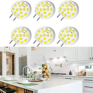 G8 LED Light Bulb Dimmable T4 Type 2-Pin Base 120V 6000K for Under Cabinet Light - Picture 1 of 8