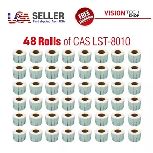CAS LST-8010 Printing Scale Label, 58 x 40mm, UPC, "48 ROLLS" Per Case - Picture 1 of 10