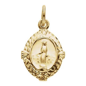Medalla milagrosa en oro amarillo de 14 K - Imagen 1 de 1