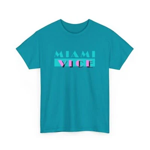 T-shirt logo MIAMI VICE - Foto 1 di 49
