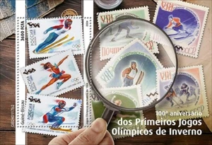 2025 01- GUINEA BISSAU - WINTER OLYMPIC GAMES 100TH II 1V complet set MNH ** - Picture 1 of 1