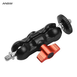Andoer Articulating Friction Arm Monitor Mount with Double Ballhead W7H8