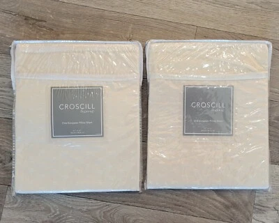 Pillow Shams 27"x27" Cameo Color By Croscill Home Two European  - Image 1 of 3