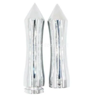 2PCS 1" Chrome Spike Hand Grips for Harley Heritage Softail Classic FLSTC - Image 1 of 4