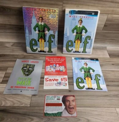 Elf - 2 Disk DVD , Will Ferrell , James Cann , infinifilm w/slipcase Inserts - Image 1 of 4