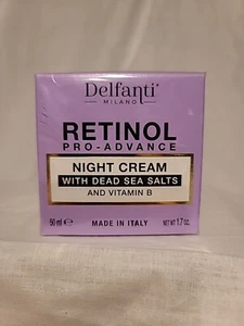Delfanti Retinol Night Cream 1.7 fl. oz. NEW IN SEALED BOX - Picture 1 of 7