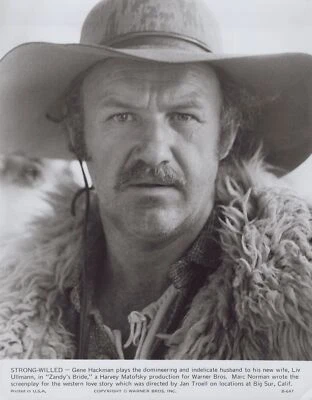  1970-е Невеста Зэнди Джин Хэкмен Big Sur Калифорнийский Фильм Редкое Фото для Прессы - Изображение 1 из 2