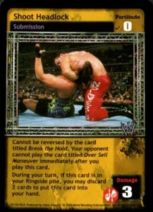 2003 Comic Images CCG WWE Raw Deal Velocity 25/150 Shoot Headlock - Picture 1 of 1