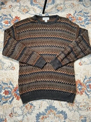 Suéter Vintage Para Hombre Gianfranco Ruffini Italia Talla L 100% Acrílico Multicolor Foto 1 de 4