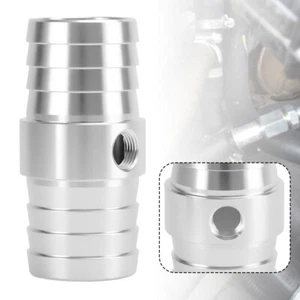 1-1/4" Hose w/ 1/8" NPT Steam Port Adapter Top Radiator LS Swap Coolant Aluminum - Picture 1 of 9