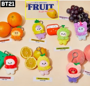 BT21 minini comestibles FRUTA felpa llavero bolsa encanto *pagado en servicio de EE. UU. - Imagen 1 de 20