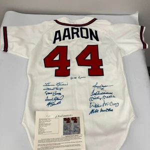 500 Home Run Club Signed Jersey Mickey Mantle Ted Williams Willie Mays JSA - Picture 1 of 12