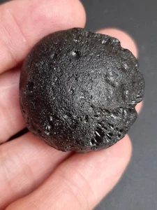 Disco Tektite Philippinite Rizalite - 43,15 g / 3,4 cm - Vidrio de impacto de meteorito - Imagen 1 de 9