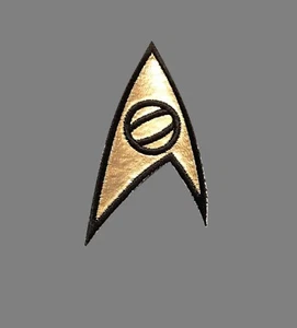 Parche Star Trek Science clásico lámina de oro hierro - Imagen 1 de 1