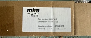 MIRA SHOWERS ( RISER BAR KIT P/N: 1310731.B - Picture 1 of 2