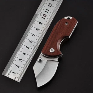 EDC Pocket Folding Knife D2 Blade Knife Portable Outdoor Camping Survival Tool - Picture 1 of 6