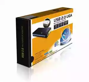 USB 2.0 UGA Multi-Display Monitor Adapter USB to DVI VGA HDMI Graphic Card 1080P - Picture 1 of 14