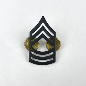 United States US Army E-8 Master Sergeant Insignia Metallic Subdued Pin Badge - Picture 1 of 6