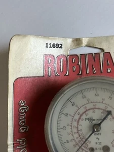 Robinair Manifold Replacement Gauge P/N 11692 NIP Free Shipping USA Free Ship US - Picture 1 of 5