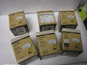 (6) CRAFTMADE REPLACEMENT BULBS FOR SLI SYLVANIA LIGHTING 40R14/FL 40W 130V - Picture 1 of 7