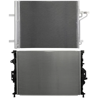 Aluminum Radiator and AC Condenser Cooling Kit For 15-16 2017 2018 Ford Focus Foto 1 de 4