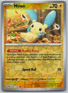 Minun - 061/182 Reverse Holo SV04: Paradox Rift NM - Picture 1 of 2