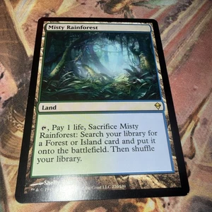 Misty Rainforest 220/249 NM Zendikar - Holen Sie Land bereit für Ihr Deck - Bild 1 von 4