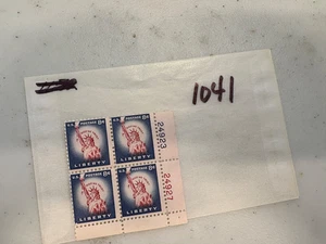 U. S. Stamp plate blocks - 1041 - Liberty - MNH - Picture 1 of 1