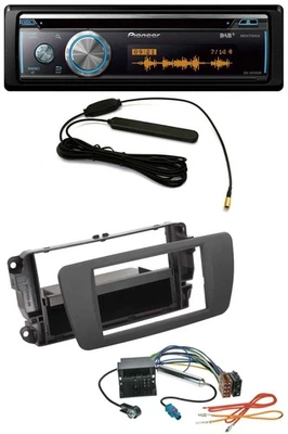 Pioneer CD USB Bluetooth DAB MP3 Autoradio für Seat Ibiza (ab 12) - tuam grey - Bild 1 von 4