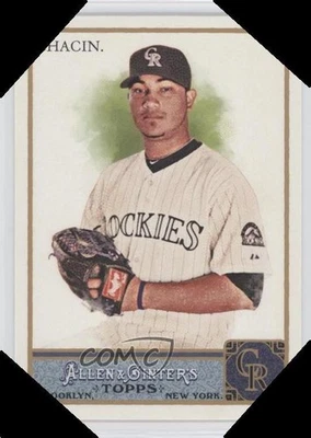 2011 Topps Allen & Ginter's Ginter Code Puzzle Border Jhoulys Chacin #4 - Image 1 of 2