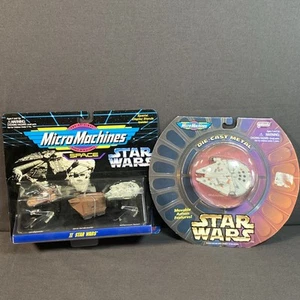 VTG 1994 Galoob Micro Machines: Star Wars Collection Set #2 & Millennium Falcon - Picture 1 of 9