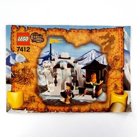 LEGO Adventurers: Yeti's Hideout 7412 Instruction Manual Booklet Original