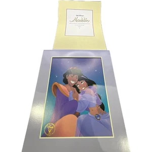 Disney Aladdin 1993 Lithograph Disney Store Exclusive Jasmine Artwork Folder - Picture 1 of 8