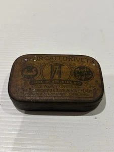 Bifurcated rivets vintage tin classic collectable. - Picture 1 of 8