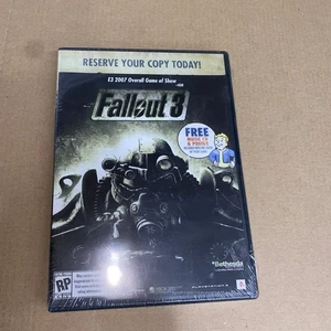 Fallout 3 RARE 2008 Preorder Promo Soundtrack CD + Poster Bethesda NEW SEALED - Bild 1 von 2