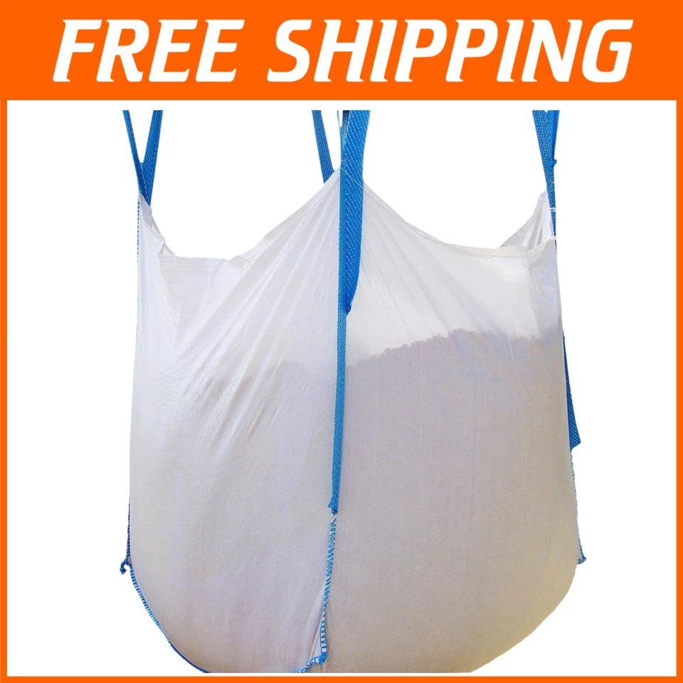 Bolsas a granel FIBC de alta resistencia de 1 tonelada - Paquete de 10, ideales para construcción y reciclaje Foto 1 de 4