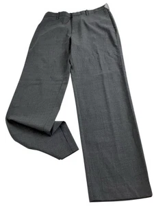 Pantalones rectos relajados delanteros planos GAP Classic Fit grises para hombre 34 X 32 NUEVO - Imagen 1 de 7