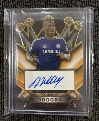 2014 Topps Premier Gold Didier Drogba Auto /50 Crowning Achievement #CAA-DD - Image 1 of 2