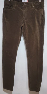 CAbi Womens Skinny Mid Rise Corduroy Jeans Size 8  Brown Stretch Cotton - Image 1 of 4