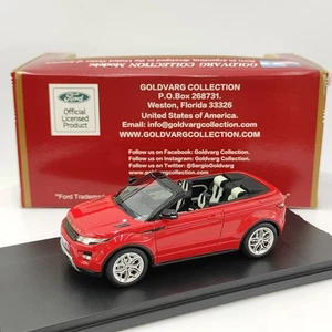 1/43 Land ROVER RANGE ROVER Evoque Convertible Red Alloy Car Model - Picture 1 of 20