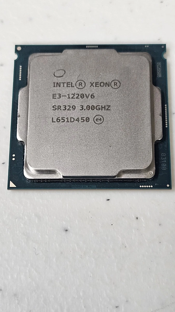 Intel Xeon E3-1220 V6 Computer Processors for sale | eBay