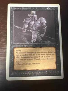 Magic the Gathering MTG Ungraded Raw: Hypnotic Specter Unlimited Played - Picture 1 of 2