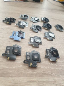 Samsung Galaxy S8 G950 fotocamera lente vetro con cornice frame argento - Foto 1 di 3
